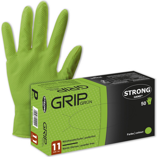 *GRIP GRÜN* STRONGHAND® HANDSCHUHE