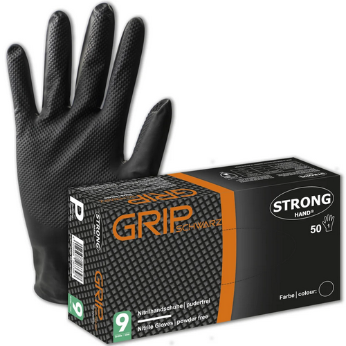 *GRIP SCHWARZ* STRONGHAND® HANDSCHUHE