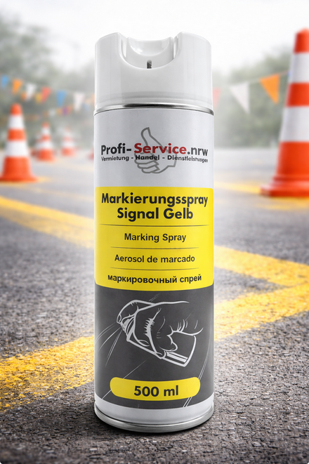Profi Markierungsspray mit Spraycap Signal Gelb  500ml (Kopie)