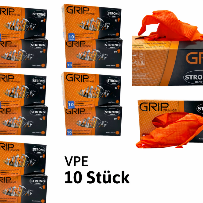Angebot - *GRIP ORANGE* STRONGHAND® HANDSCHUHE -Angebot